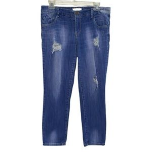 Jolt Junior’s Distressed Blue Jeans Size 5